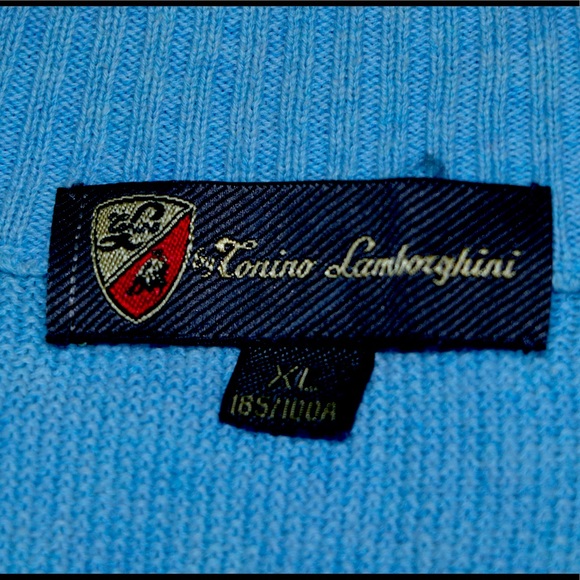 Lamborghini men’s long sleeve sweater - Picture 5 of 5